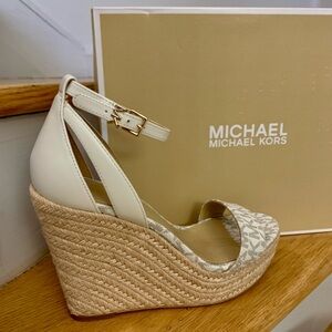 New in Box Michael Kors Wedge Sandals